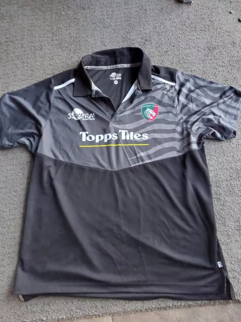 Leicester Tigers Matchday Polo Shirt, size 4XL, Excellent Condition