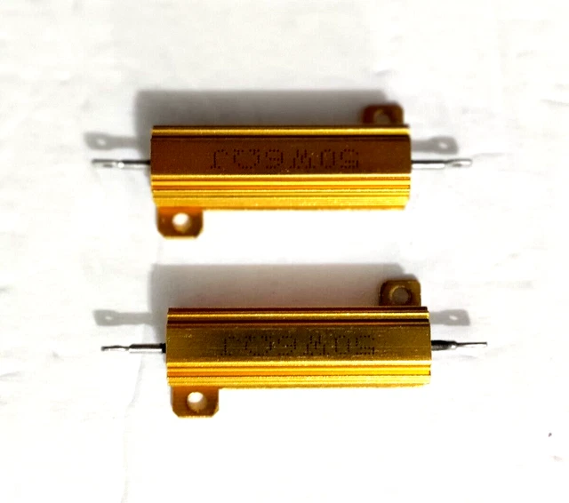 (2) Pack Dale Resistor 50W 6 PI J