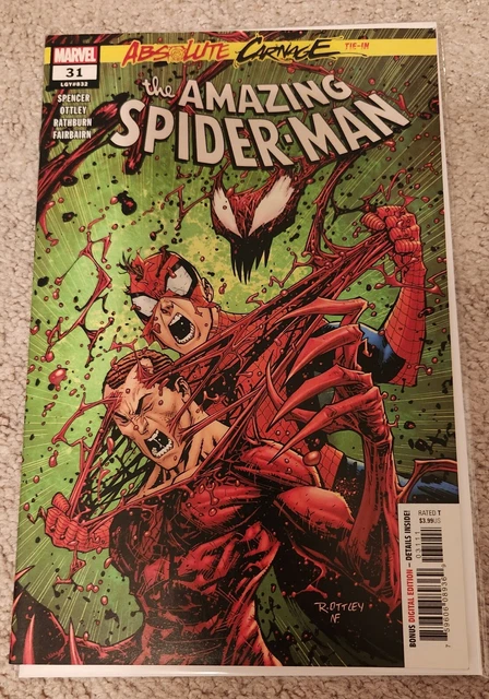 THE AMAZING SPIDER-MAN #31 MARVEL DEC 2019 LGY#832 ABSOLUTE CARNAGE Tie In