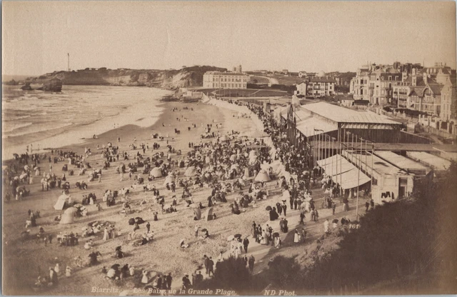 Stéréo Vintage – Vue Générale De Saint-Malo Vers 1870 – Tirage D’Époque Original – 10,5x18 Cm