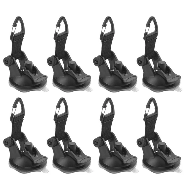 8Pcs Suction Cup Anchor Securing Hook Tie Down,Camping Tarp As Car Side AwningL7