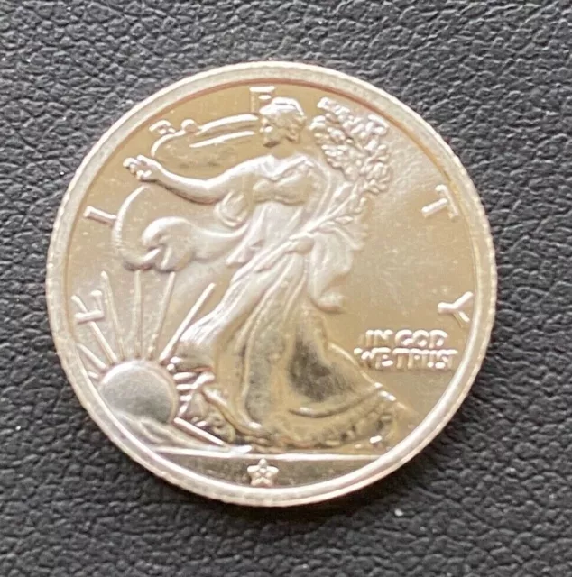 American Silver Eagle Style 1/10ozt .999 Pure Silver Coin, Fractional Bullion