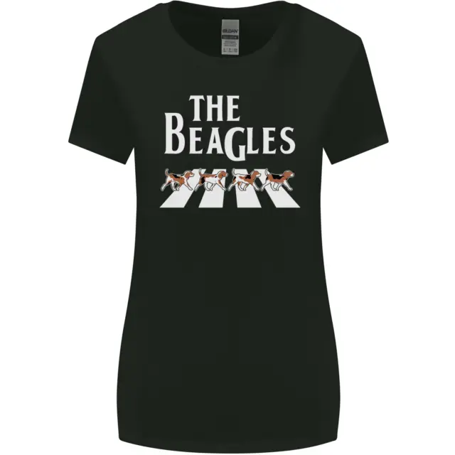 The Beagles Funny Dog Parody Womens Wider Cut T-Shirt