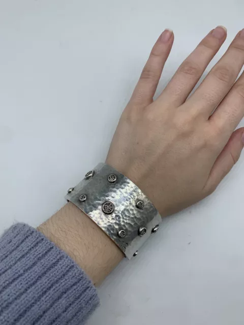 Lois Hill sterling cuff bracelet