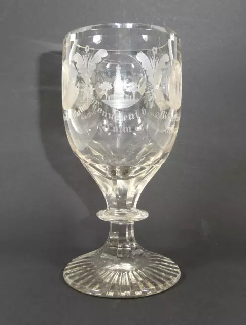 Souvenir De Teplitz Verre 1830