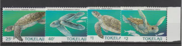 1995 Tokelau Faune Tortues 4 Valeurs MNH MF96417