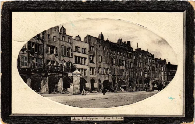 CPA AK METZ - LUDWIGSPLATZ - Place St-Louis (454432)