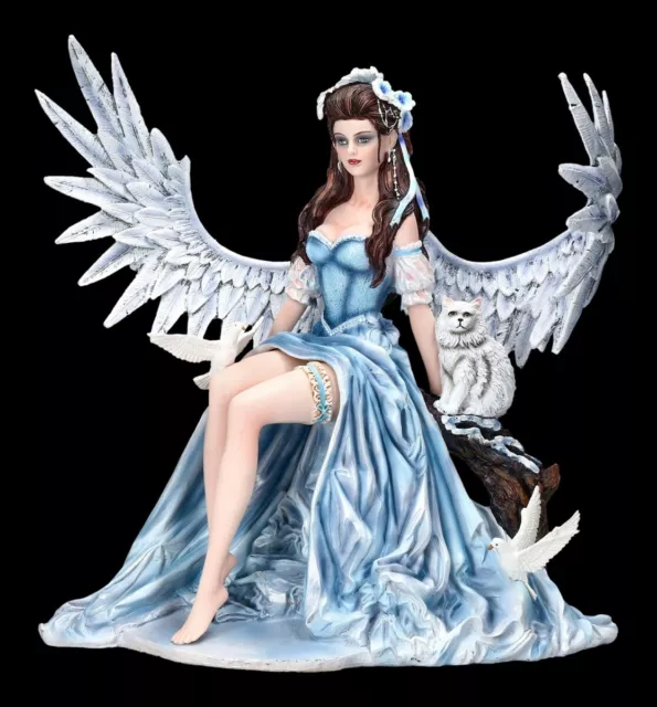 Figura de Ángel - Magic Invierno By Nene Thomas Fantasía Decoración 28cm