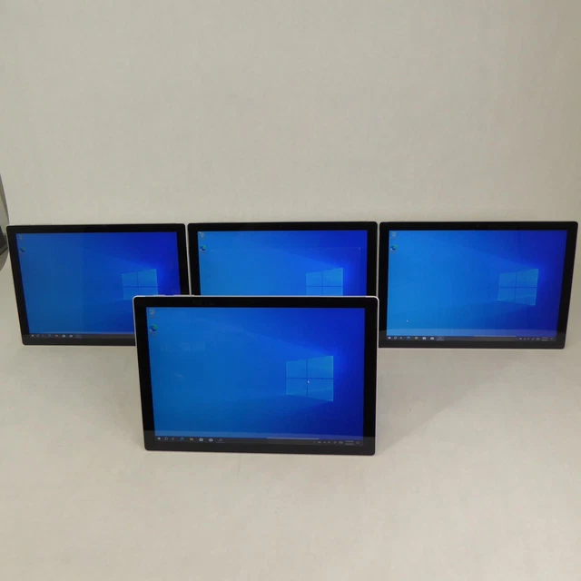 LOT OF 4 - MICROSOFT SURFACE PRO 4 1724  i5-6300U 2.40GHz 256GB 8GB SEE DESCR.