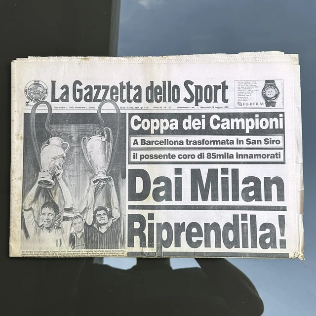 Gazzetta Dello Sport – 28 Mai 1980 – Milan, Hinault, Moegenburg, Knudsen – Original
