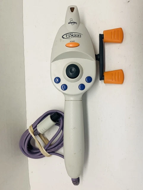 Sega Dreamcast InterAct Fission Fishing Rod Reel Controller I20-008 Tested Works