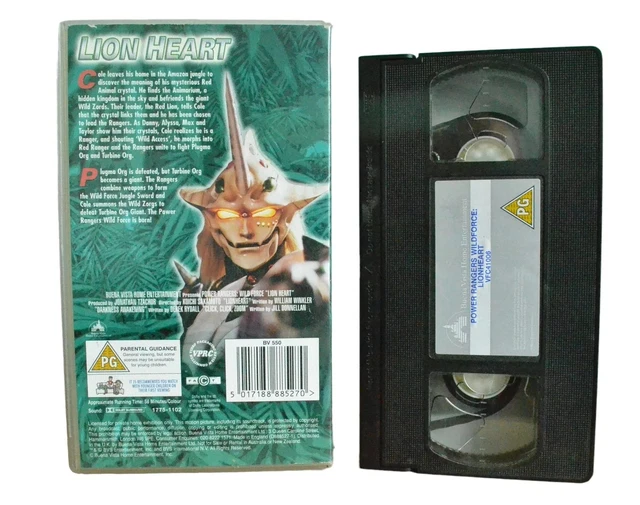 POWER RANGERS: WILD Force - Lion Heart [VHS] [VHS Tape] £20.27 ...