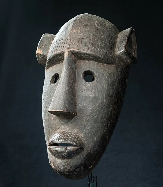 Bambara Ceremonial Mask, Mali, African Tribal Art.