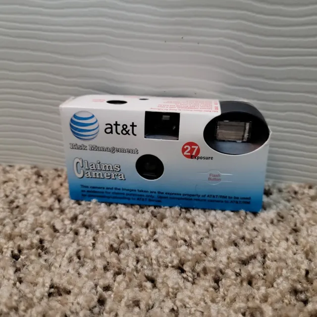 Cámara fotográfica de un solo uso con cámara de reclamos de AT&T