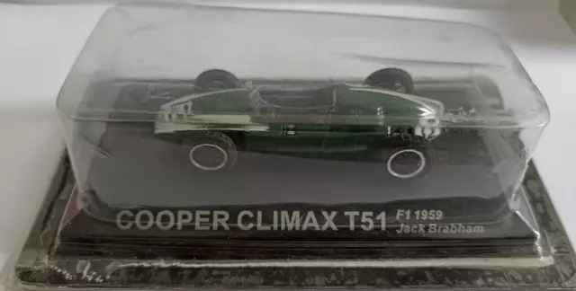 Miniature 1/43 Formule 1- COOPER CLIMAX T51 - Jack BRABHAM - 1959