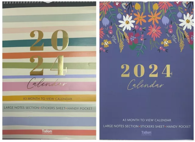 2024 Family Home Planner 7 Column Monthly Calendar Organizer With Stickers
