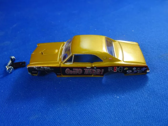 MoDEL MoToRING GeeTO Tiger Pontiac GTO T-jet HO Scale Slot Car Body -Aurora RRR