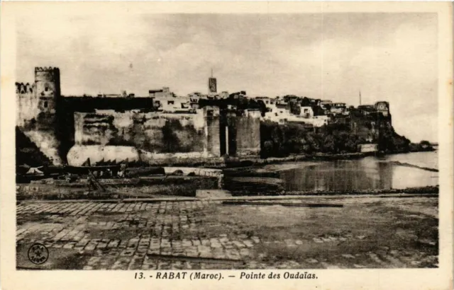 CPA AK MAROC RABAT - Pointe des Oudaias (280522)