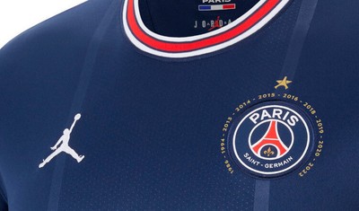 étoile***MESSI PSG Maillot  champion PSG 10 titres NEYMAR collector MBAPPÉ. 