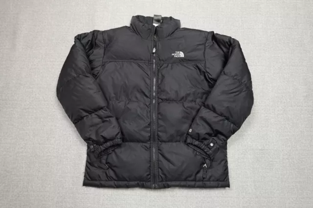 The North Face Jacket Boys Large Black Bubble Puffer Winter Coat Goose Down