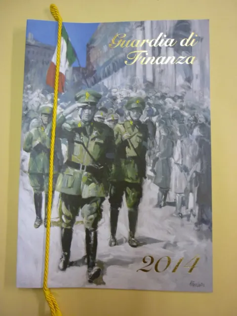 Calendario storico della Guardia di Finanza anno 2014