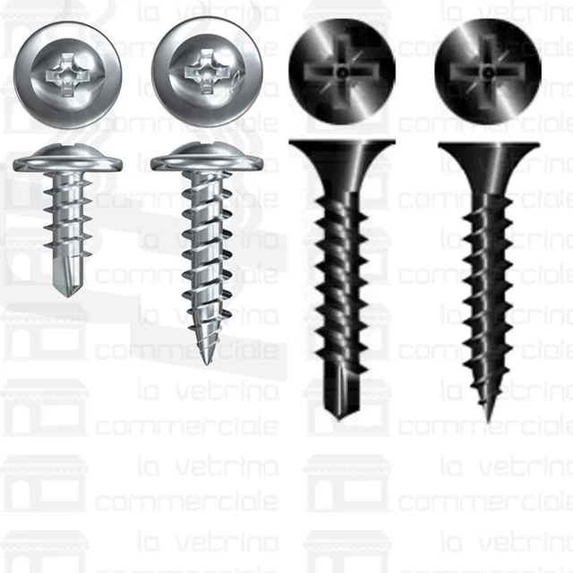 Set Da 50 Tasselli Autoperforanti In Metallo Per Cartongesso - Gancio A Espansione Per Pareti Cave - Viti Perfette Per Fissaggi Veloce