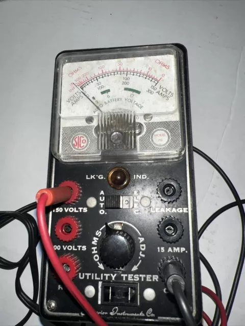 Superior Instruments Co. Model 70 VOM Utility Tester  Vintage