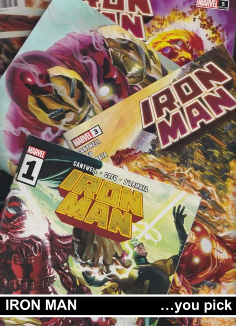 IRON MAN 1-24 NM 2020 Cantwell Cafu Marvel comics sold SEPARATELY you PICK