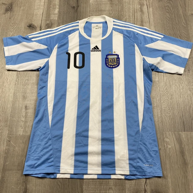 ADIDAS FIFA WORLD Cup Argentina Home Jersey Messi 10 Size XL 2010 £78.