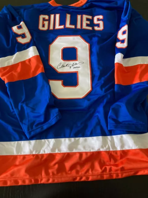 CLARK GILLIES New York Islanders HOF SIGNED Autographed JERSEY w/  Frameworth COA