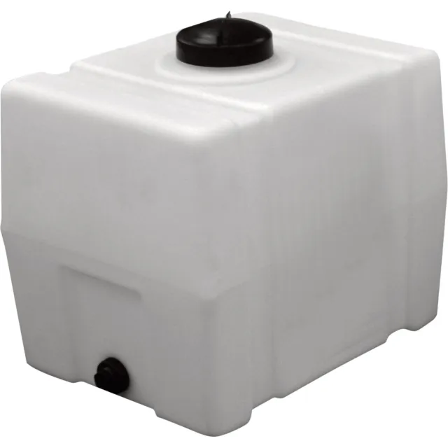 Square Polyethylene Water Storage Tank, Liquid Storage Tank - 30, 50, 100 Gallon