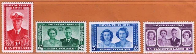 Basutoland 1947. Clearance. Very Fine Mnh  Stamps Set " Royal Visit "