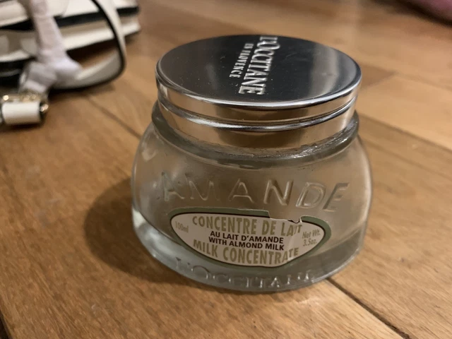 loccitane en provence glass bottle for cream EMPTY