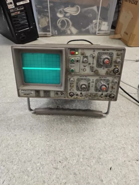 HAMEG Oscilloscope HM203-6.20 Mhz. NOT FULLY TESTED.