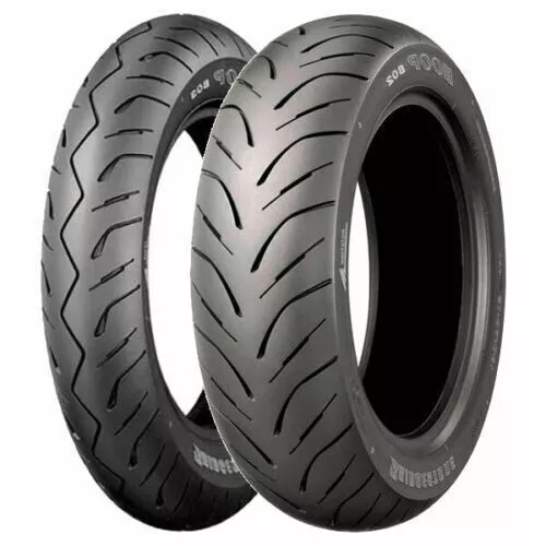 Coppia Gomme Ant 120/80-14-58S Hoop Bo3 Post 150/70-13 64S Hoop B02 Bridgestone