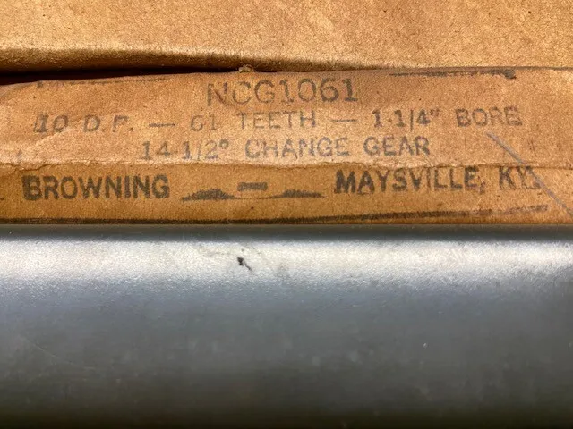 Browning NCG1061 Change Gear