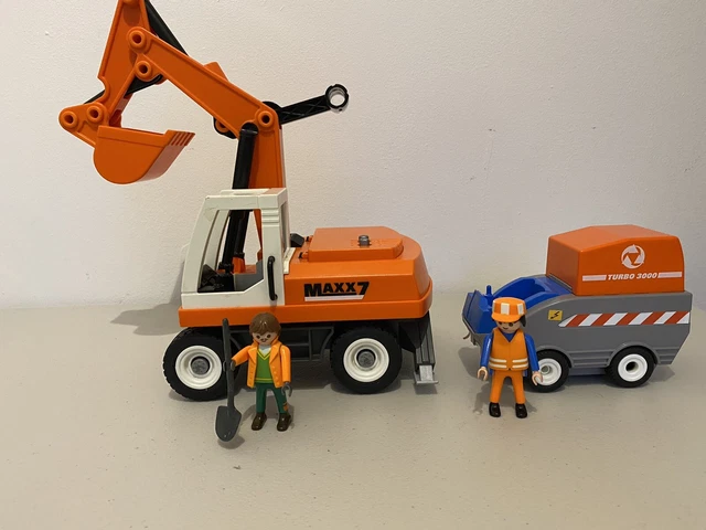 Playmobil excavator hot sale 6860