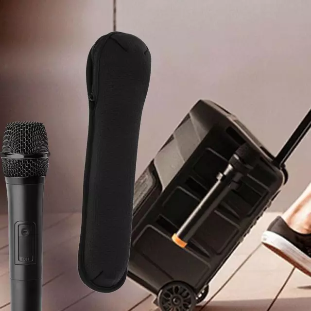 No Wire Mics Protective Cover Handheld Mic Travel Bag No Wire Microphone Case