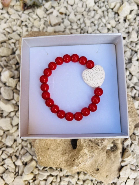 COAI Bracciale di Vera Pelle da Uomo con Perline di Pietre Dure Onice con Buddha S