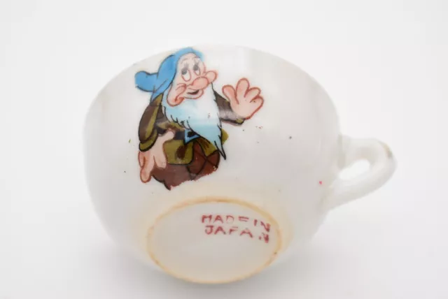 Disney Disneyland Marx Japan Ceramic Tea Cup Bashful - Snow White & Seven Dwarfs