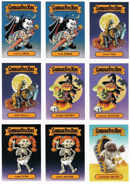 2018 Garbage Pail Kids Oh The Horror-Ible Classic Monster Set W Fat Pk Wrapper