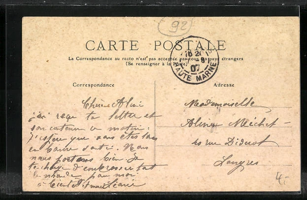 CPA Suresnes, Porte et Pont, Street View 1907 2