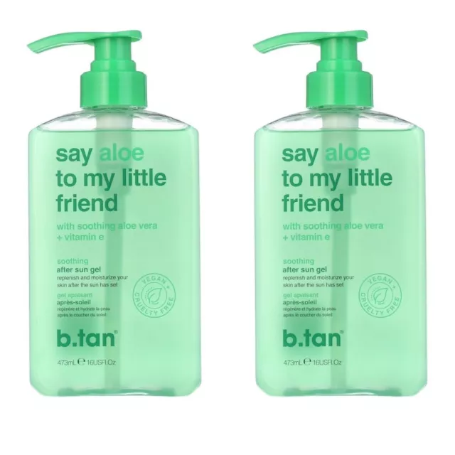 (2 quilates) gel hidratante b. bronceado después del sol Say aloe to mi pequeño amigo 16 Fl oz