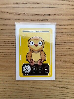 BENEVOLENT BARN OWL "CORE" Yellow VeeFriends Compete and Collect Card