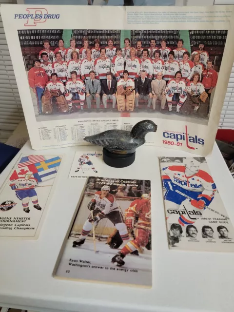 Nhl- N.h.l P.a.-Ussr Tournament  Inuit Soapstone Carving  1980