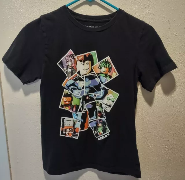 LICENSED Boy's ROBLOX GITD Warrior Character Print Short Sleeve Crew  T-Shirt