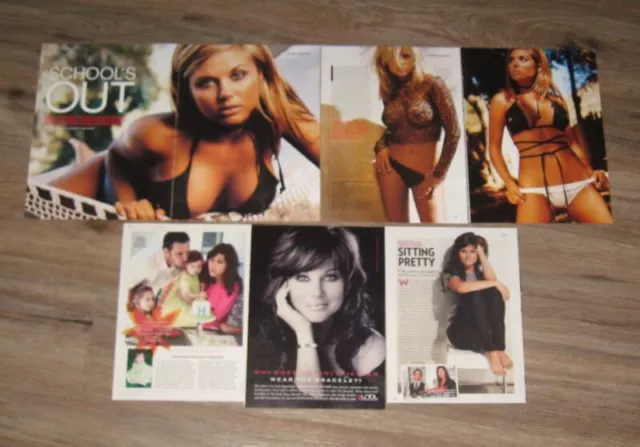 Tiffani Thiessen original FULL PAGED magazine clippings pages PHOTO article