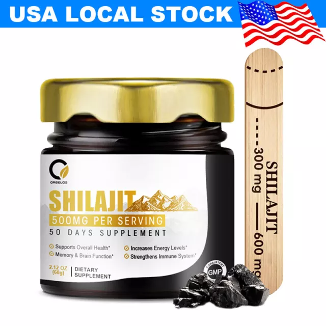 Organic 100% Pure Himalayan Shilajit, Soft Resin, Extremely Potent 60g