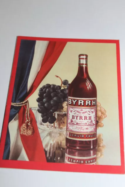 Byrrh  ///  Petit Carnet Publicitaire 1950 /1960....D