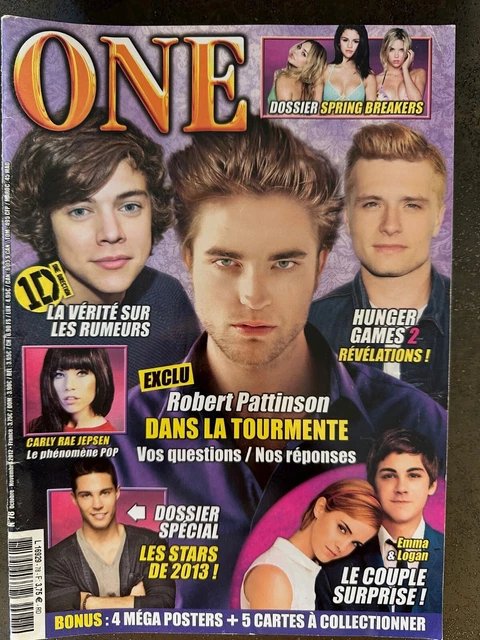 MAGAZINE ONE N°78, Robert Pattinson, Rihanna, Carly Rae Jepsen, One ...